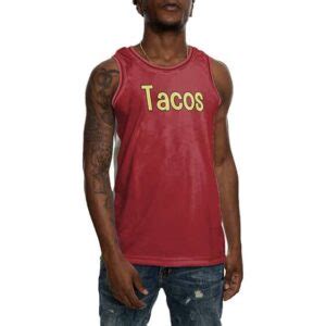 Dbz Krillin Tacos Outfit Red Basketball Jersey Dragon Ball Clothing Store