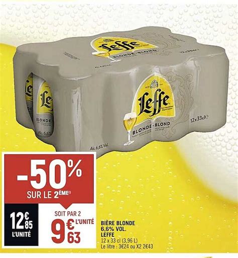 Promo Bi Re Blonde Vol Leffe Chez Spar Icatalogue Fr
