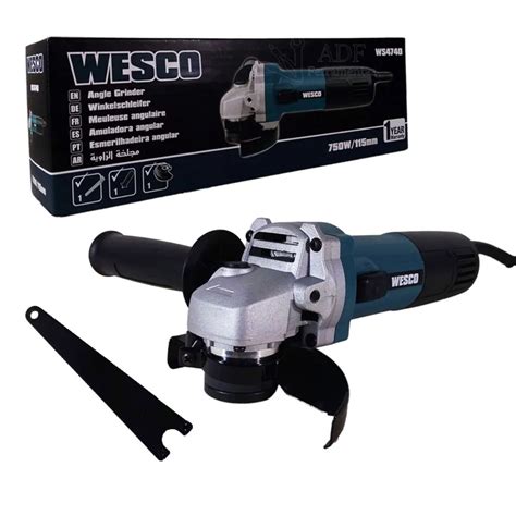 Esmerilhadeira Angular Wesco WS4740 De 60 Hz 750 W 220 V Submarino