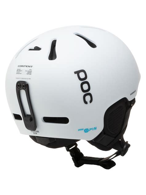 POC Kask narciarski Fornix Spin 10466 1001 Biały Modivo pl