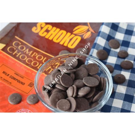 Jual Gram Schoko Milk Chocolate Compound Coin Milk Cokelat Coklat