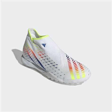 Adidas Predator Edge Laceless Turf Soccer Shoes White Free