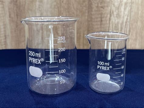 gelas kimia pyrex beaker gelas ukur ml ml kitchen appliances