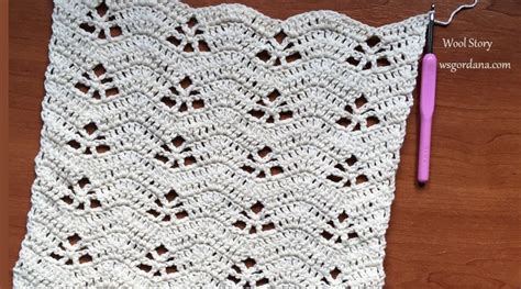 307 Crochet Scarf Pattern Tutorial Wool Story By Gordana