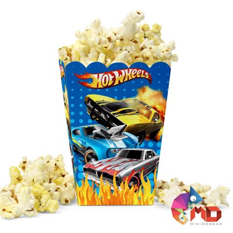Caixa Pipoca Hotwwheels Hot Wheels Shopee Brasil