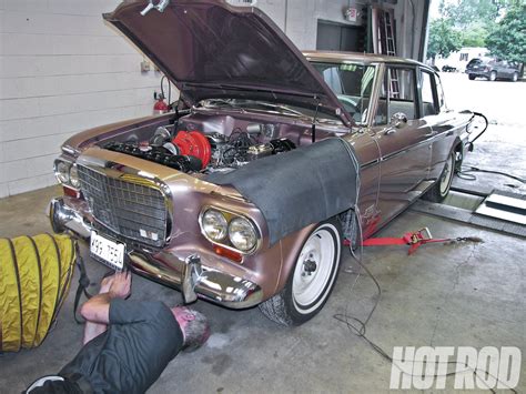 Eric Derosas Resto Blown Studebaker Lark Runs Rich Hot Rod Magazine
