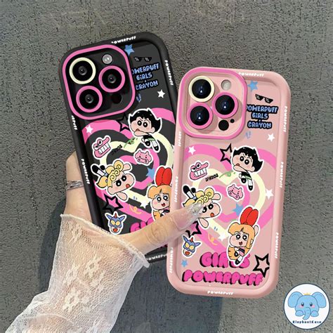 กราฟต Powerpuff Girls เคส Infinix Smart 6 5 8 7 Hot 40 30i 10 30 9 20 11 Play Tecno Spark GO