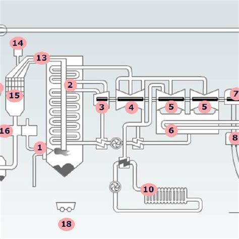 The diagram describes the CHP process in overview including the major ...