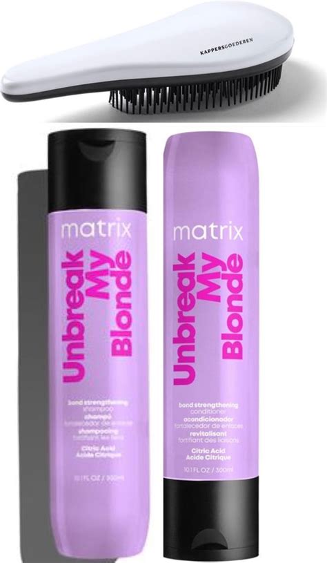 Matrix Unbreak My Blonde Shampoo Conditioner Kg Ontwarborstel Ontkleurd Bol