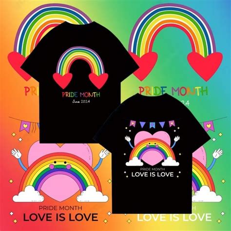 S 5XL ผาหนาทรงสวยTshirt เสอ LGBT Rainbow Pride Month Gay Lesbian Bisexual Transgender ขอเสนอ