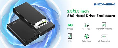 Amazon.com: SAS to USB 3.0 Enclosure, SAS/SATA Hard Drive Adapter ...