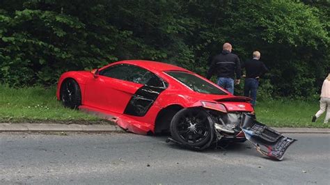 Audi R8 Crash Preston Aftermath YouTube