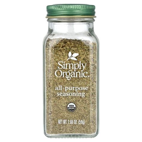 Simply Organic All Purpose Seasoning 2 08 Oz 59 G