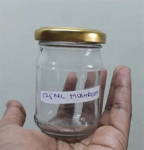 Ml Mushroom Glass Jar For Food Storage At Piece In Firozabad