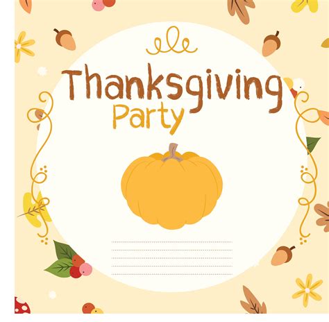 Thanksgiving Flyers 12 Free Pdf Printables Printablee