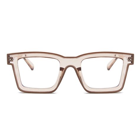 Bronte Square Brown Glasses