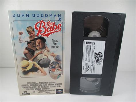 The Babe Vhs Cassette John Goodman Babe Ruth Vintage Movie Vhs Tapes