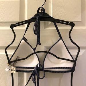 PINK Victoria S Secret Swim Top Only Vs Pink Triangle Metallics Bikini Poshmark