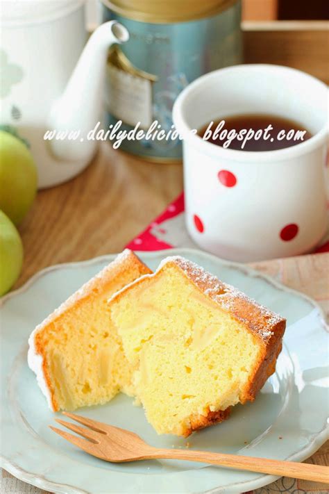 Dailydelicious Apple Cream Cake Simple Cake For Today