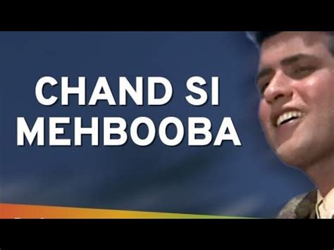 chand  mehbooba ho meri lyrics  anand bakhshi cover  khushi