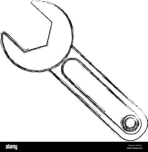 Wrench tool isolated Stock Vector Image & Art - Alamy