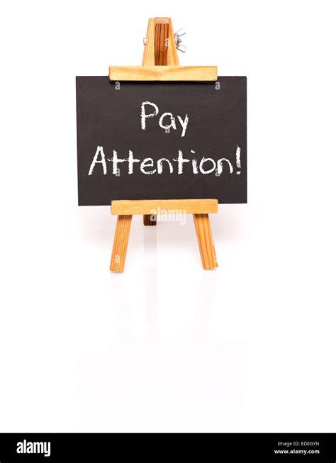 Pay Attention Hi Res Stock Photography And Images Alamy