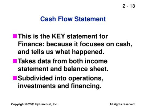 PPT Balance Sheet Income Statement Statement Of Cash Flows Accounting