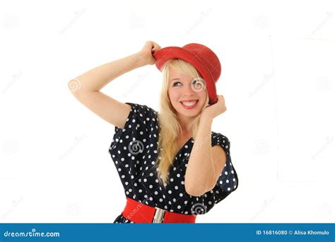 Blonde Have Fun Stock Photo Image Of Happiness Dress