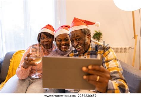 Happy African American Family Three Making Stock Photo 2234236659 ...