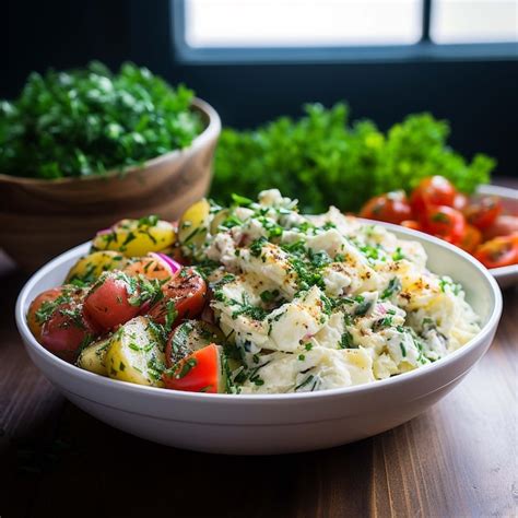 Premium Ai Image Potato Salad