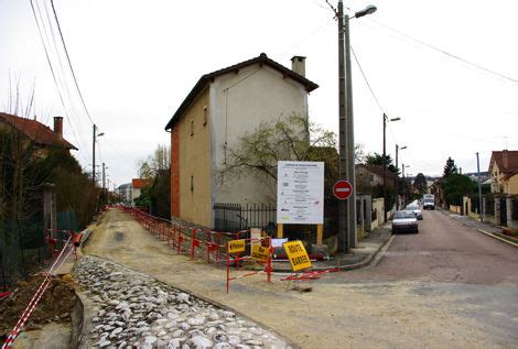 La Rue Du Docteur Calmette Au Plessis Bouchard Toujours En Travaux