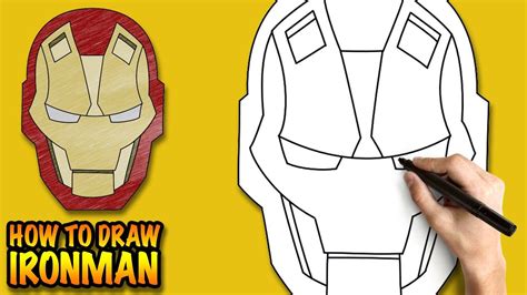 How To Draw Iron Man Face Step By Step - Learn How To Draw Iron Man ...