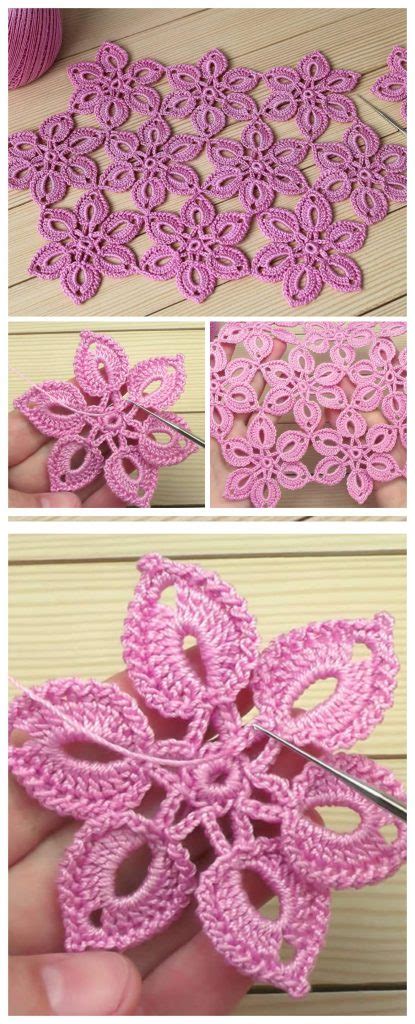 Crochet Lovely Flowers Craft Ideas