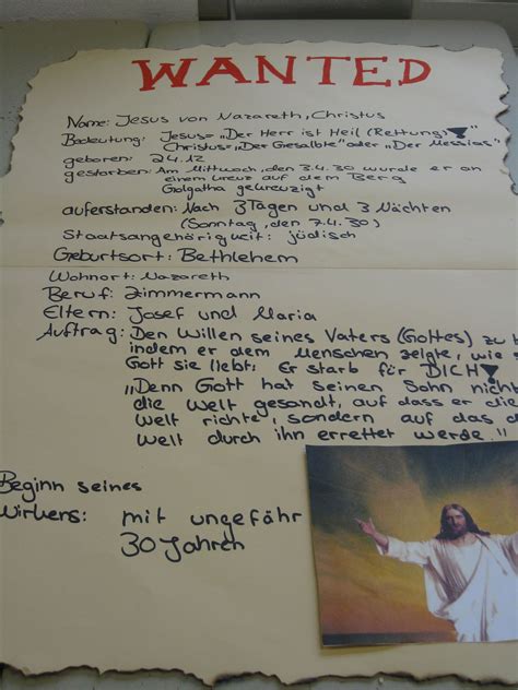 Projektarbeit Der 9 Klasse Im Katholischen Religionsunterricht Grund