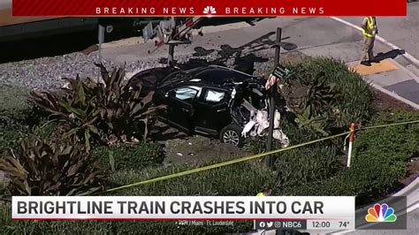 Brightline Train Crashes Into Car In Pompano Beach Nbc 6 South Florida