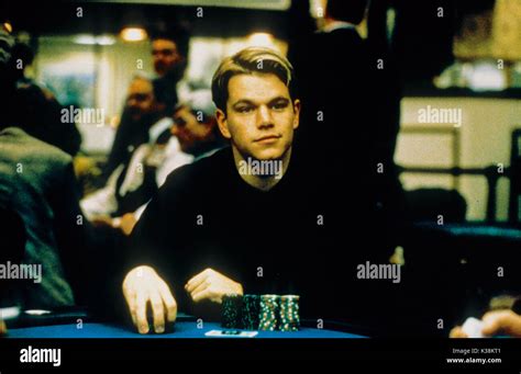 Rounders Matt Damon Date 1998 Stock Photo Alamy