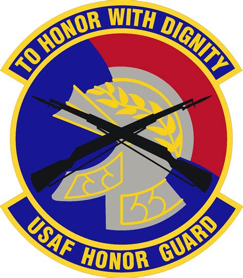 U S Air Force Honor Guard Us Air Force Fact Sheet Display