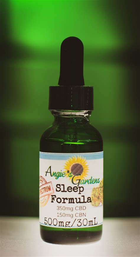 Sleep Full Spectrum Cbd Tincture For Sale Angies Gardens