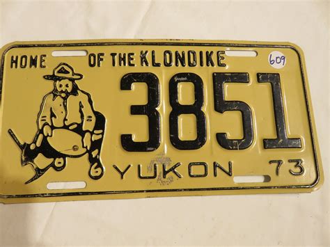 1973 Yukon License Plate