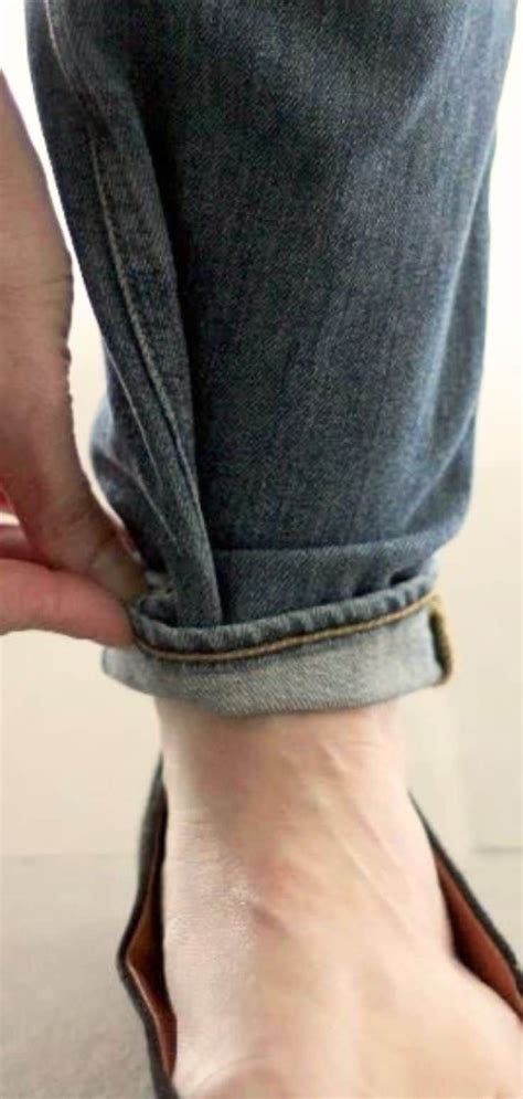 roll  long jeans  classy hacks