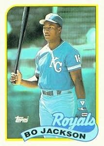 1989 Topps 540 Bo Jackson Kansas City Royals Baseball Cards At