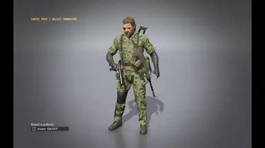 Naked Snake Fatigues For Venom Snake And Avatar At Metal Gear Solid V The Phantom Pain Nexus