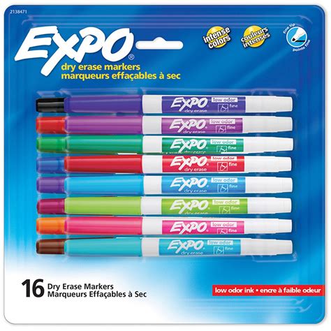 Dry Erase Markers Whiteboard Markers With Low Odor Ink Fine Tip