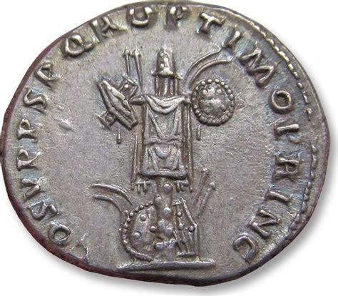 Roman Empire Ar Denarius Circa A D Trajan Trajanus Rome