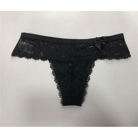Calcinha Fio Dental Renda Bonina Pink Lingerie