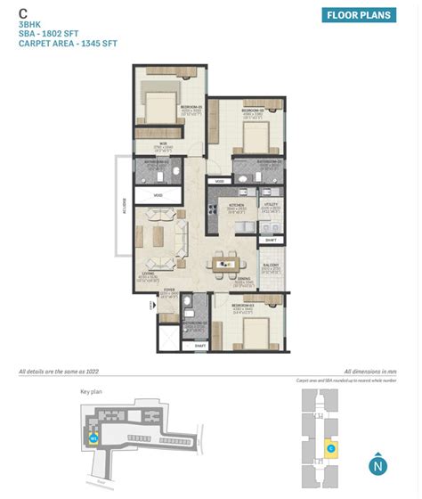 Sobha Hrc Pristine Apartments At Jakkur Bangalore Floor Plans