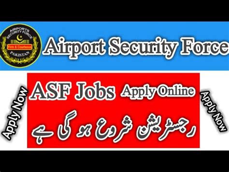 Asf Airport Security Force Jobs How To Apply Complete Video