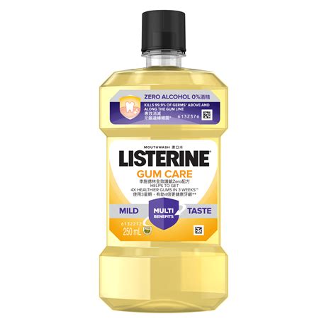 Listerine Listerine Gum Care Zero Alcohol Alcohol Free Mouthwash