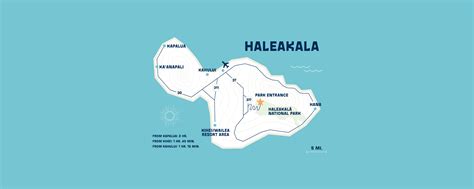 Haleakala Sunrise Map