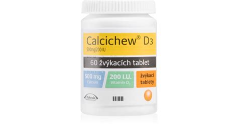 Calcichew Calcichew D Mg Iu V Kac Tablety K Prevenci A L B